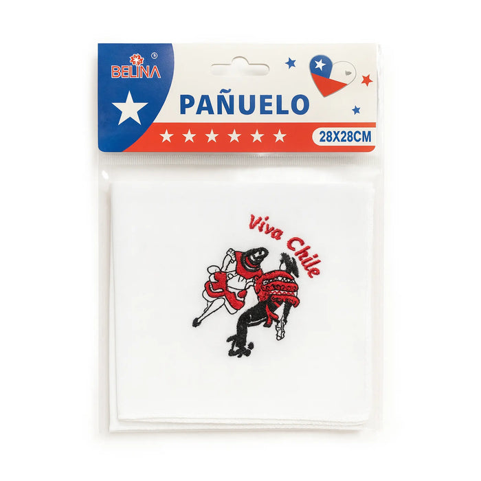 Producto envasado con el diseño "Viva Chile" y la marca Belina sobre fondo blanco