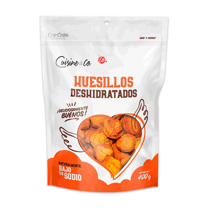 Una bolsa de 400 gramos de Huesillos de Cuisine & Co.