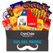 Paquete chileno para el Día del Padre con Ramitas Evercrisp, delantal, caramelos, refrescos, salsas y mucho más - Opción sabor queso.
