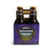 Botellas de cerveza Kunstmann Arandano en envase morado sobre fondo blanco