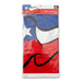 Un paquete con un mantel de plástico con una sola bandera chilena.
