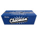 Una gran caja azul de Chocman de Costa. Un producto importado de Chile.