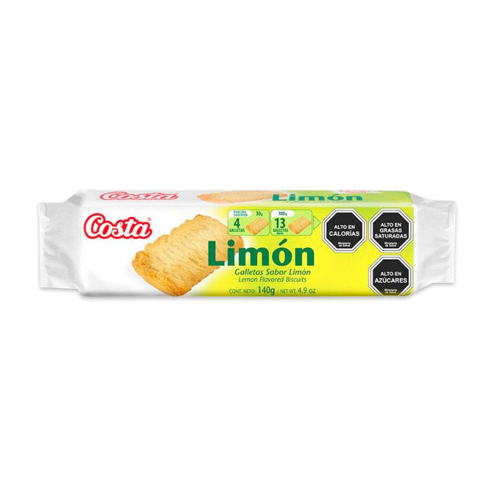 Un paquete de galletas de limón de Costa importadas de Chile.