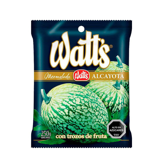 Una bolsa de mermelada de alcayota Watt's importada de Chile.