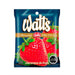 Una bolsa de mermelada de fresa Watt's importada de Chile.